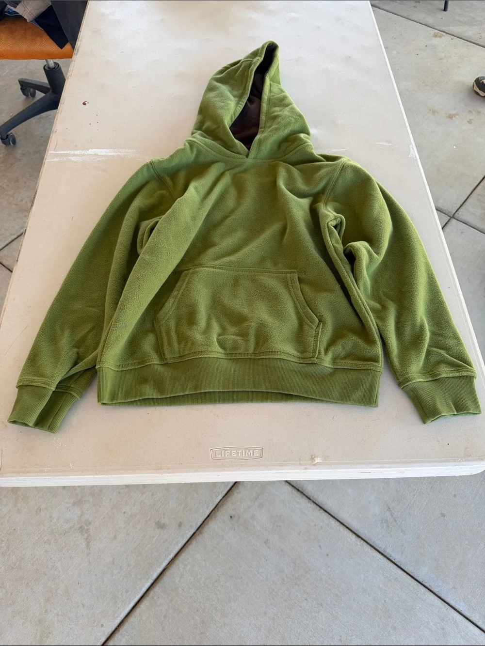 NWT Gymboree Olive Green Fleece Hoodie with Kangaroo Pocket